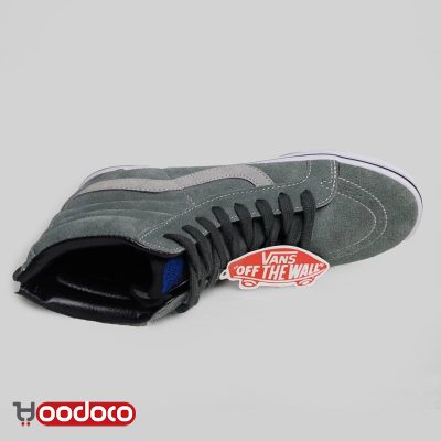 ونس اسکیت ساقدار مدنس طوسی Vans sk8 hi slim madness grey