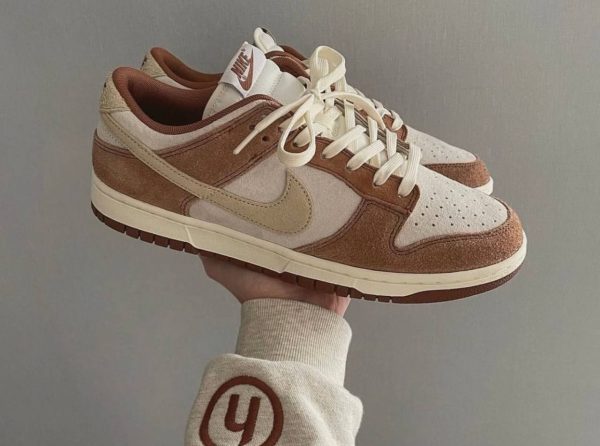 nike dunk prm Medium Curry brown نایک دانک مدیوم‌ کاری قهوه ای