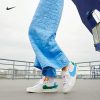 نایک بلازر بدون ساق جامبو سبز آبی Nike blazer low jumbo university