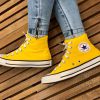 کانورس آل استار 1970 ساقدار زرد Converse all star 1970 yellow