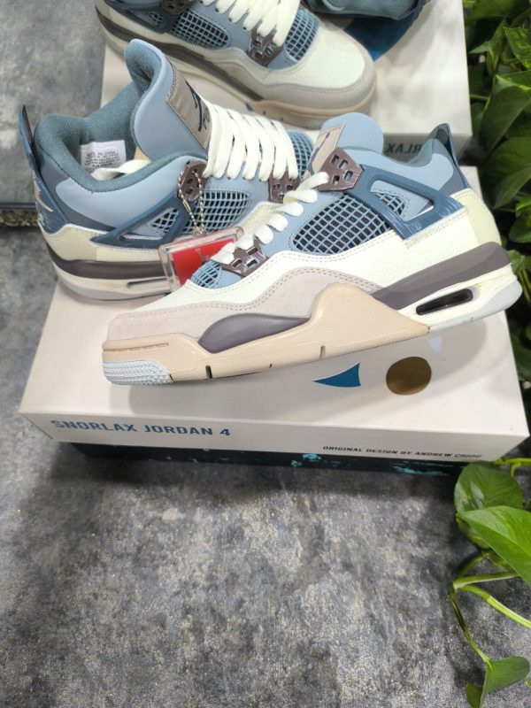 نایک ایر جردن ۴ پوکمون آبی کرمی Nike air jordan 4 snorlax pokemon - Image 5